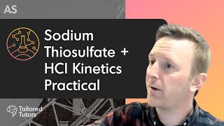 Sodium Thiosulfate  HCl Kinetics Practical  A Level Chemistry  AQA [upl. by Huey]