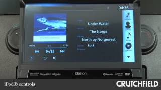 Clarion NZ503 Car Navigation Receiver Display and Controls Demo  Crutchfield Video [upl. by Millian]