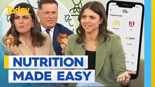 Aussie app ‘Eats Bible’ guides to help you eat guilt free  Today Show Australia [upl. by Pet518]