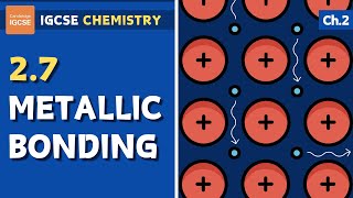 IGCSE Chemistry  Metallic bonding 27 [upl. by Ecyle31]