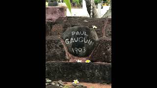 Paul Gauguins Gravesite shortsvideo [upl. by Morrill]