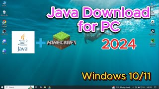 🔥Java Download for pc  2024  Windows 1011🔥 [upl. by Shoshanna]