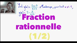 2nde Fraction rationnelle 12 [upl. by Adnilahs]