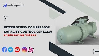 bitzer screw compressor capacity control CSHampCSW screw compressor loading unloading [upl. by Bobby]