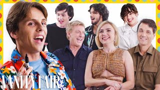 Does the Cobra Kai Cast Really Know Each Other  Vanity Fair [upl. by Ardnasal]