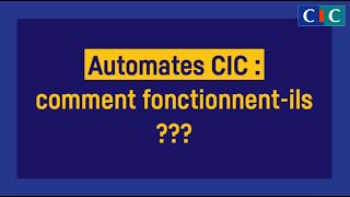 Dépôt espèces et chèques et retraits de monnaie dans nos automates bancaires CIC [upl. by Love475]