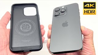 Installing Spigen Mag Armor MagFit Case Matte Black onto iPhone 15 Pro Max 67quot 📱 Short Version [upl. by Shaddock]