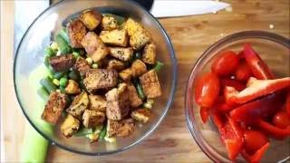 ZDRAVÝ RECEPT Tofu se zeleninou [upl. by Enelime]