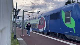 SPOT  Des trains amp bus en gare de Bouray 91 [upl. by Russom339]