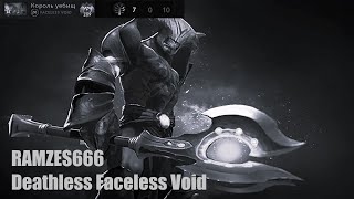 RAMZES666 Deathless Faceless Void  Dota 2 Pro Dark Side RAMZES666 Deathless Game 10 4K [upl. by Yadnil896]