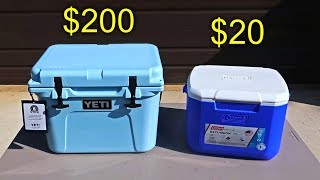 200 Cooler vs 20 Cooler Ice Test [upl. by Alyel]