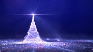 Animated Christmas Card Template  Glitter Tree [upl. by Marba674]