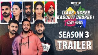 Yar Jigri Kasooti Degree Season 3 Official Trailer Episode 1  Release Date Season 3  Movies RKV [upl. by Buckingham]