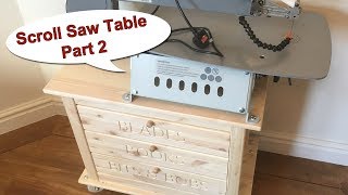 Making A Scroll Saw Table Stand Part 2 [upl. by Pepillo]