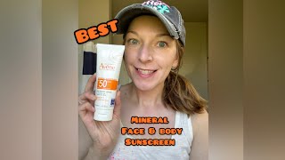 Avene Mineral sunscreen face amp body 50spf 🧴☀️ [upl. by Hola]