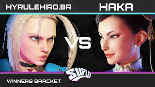 Suplex 57  Winners Bracket  HyruleHiroBR ChunLi VS Haka Cammy  SF6 [upl. by Albric895]