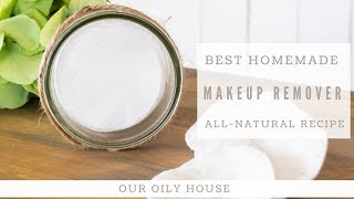 Best DIY Makeup Remover  AllNatural Makeup Remover Wipes [upl. by Eninahpets]