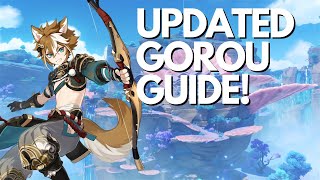 THE BEST DEF BUFFER Updated Gorou Guide  Genshin Impact [upl. by Juan170]