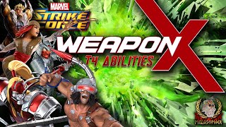 Weapon X Team Building Guide  T4s ISO and More  Marvel Strike Force  MSF [upl. by Isola898]