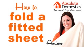 How to Fold Perfect Fitted Sheets [upl. by Aihsenek]