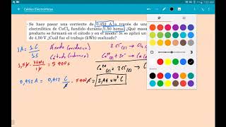 Electroquímica 10 Cálculos celdas electrolíticas [upl. by Schaffel673]