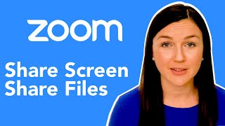 Zoom How to Share Your Screen amp Share Files [upl. by Grail988]