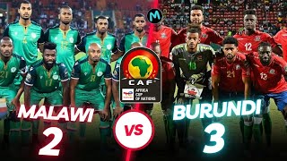 ♦️LIVE  MALAWI 2 VS BURUNDI 3  ELIM CAN MAROC 2025 [upl. by Lerrad]