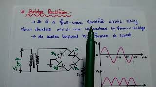 Rectifier and Its Types  Comparison of Rectifiers [upl. by Cyrilla]