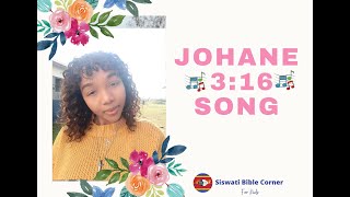 Johane 316 Song  w English Subtitles  Siswati Bible Corner for Kids [upl. by Ingamar489]