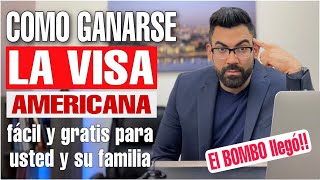 LOTERÍA DE VISAS DE DIVERSIDAD 2024 La manera de obtener su Residencia Americana fácil y gratis [upl. by Suoiluj]