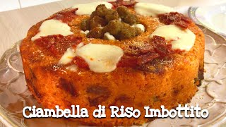 CIAMBELLA DI RISO IMBOTTITO con Polpette ricetta facile  Tutti a tavola [upl. by Kcirredal393]