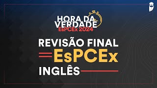 Hora da Verdade EsPCEx Inglês com Prof Adolfo [upl. by Bonnice855]