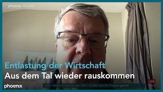 phoenix tagesgespräch mit Reinhard Houben zur Entlastung der deutschen Wirtschaft am 030823 [upl. by Asilram]