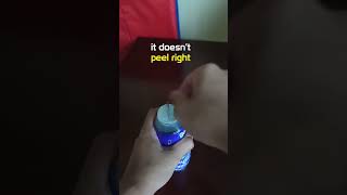 OPEN Lift n peel the correct way shorts lifehacks [upl. by Aliuqet103]