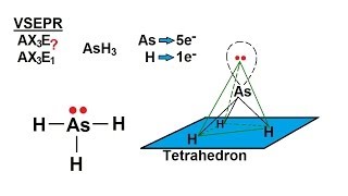 Chemistry  Molecular Structure 13 of 45 Basic Shapes  Predict the Shape of AsH3 [upl. by Ahsaret]