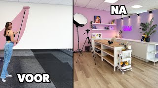 WIJ BOUWEN een XXL STUDIO  Makeover [upl. by Sherilyn835]