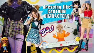 dressing like cartoon characters  20 outfits w alexasunshine83 [upl. by Tyne]