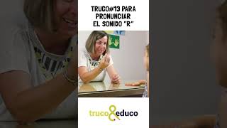 TRUCO 13 para pronunciar el sonido R logopedia aprendeencasa niños madres shorts [upl. by Notnil]