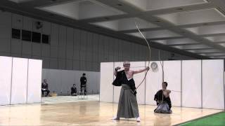 【弓道17】 201455 【京都】定期中央審査八段の部 候補者 【kyudo】 [upl. by Changaris]