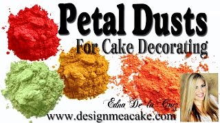 Cake Decorating Color Dust Explained [upl. by Arvonio]