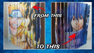 How to make a Lenticular Art  Naruto [upl. by Anirda]