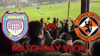 away limbs at Arbroath Vs Dundee United Matchday Vlog [upl. by Annaiv]