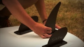 Quick Tips  How to Install SUP Fins [upl. by Arman]