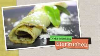 Rezept zum Eierkuchen machen  Einfach und Lekka [upl. by Anitnamaid77]