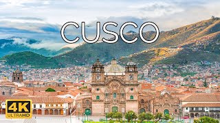 Cusco Peru 🇵🇪  4K Drone Footage With Subtitles [upl. by Mycah]