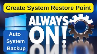 How to Create a System Restore Point on Windows 1011 Automatically or Manually [upl. by Akiemahs]