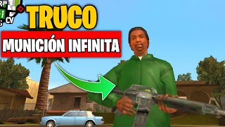 ✅ Truco Munición INFINITA en GTA San Andreas para Android  Cyborg19 [upl. by Ahsok]