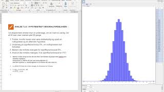 Binomialtest Opgave MatB [upl. by Atnom]