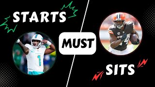 MUST Starts and Sits  Week 8  Fantasy That [upl. by Aunson]