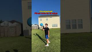 Dodgeball Game First one to 3 wins😂🏅 funny dodgeball sports throw game [upl. by Killen78]